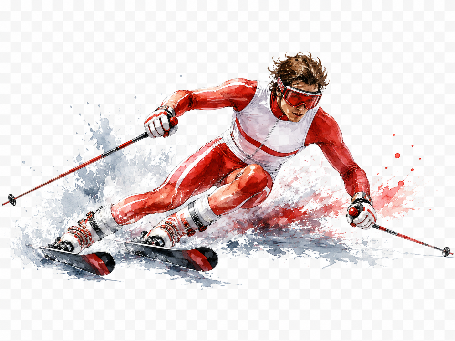 Discipline illustration: Alpine skiing