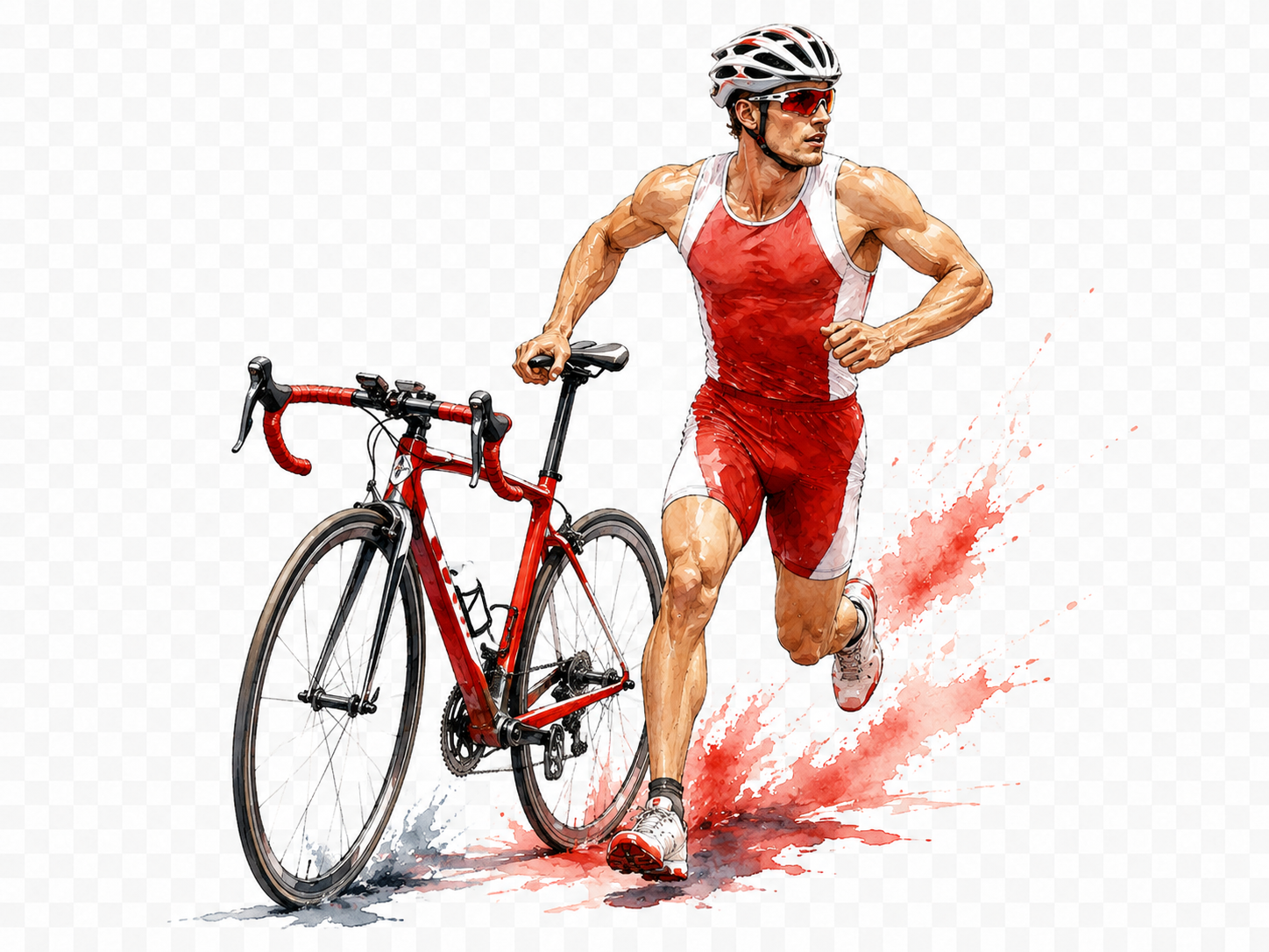 Ilustración de la disciplina: Duatlón