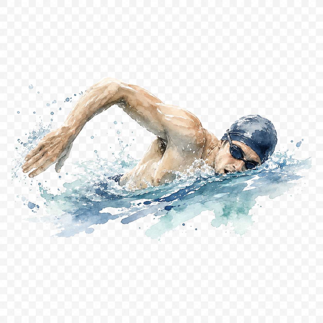 Иллюстрация дисциплины: swim