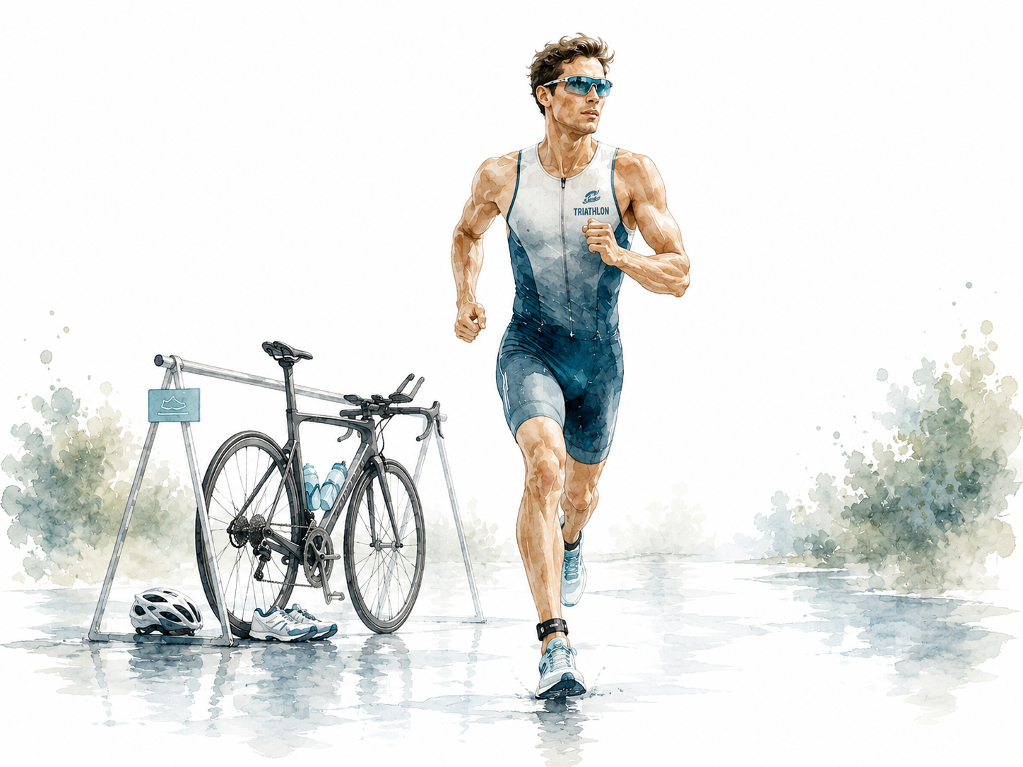 Иллюстрация дисциплины: triathlon